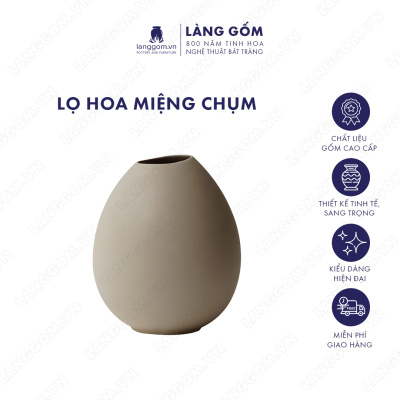 Lọ hoa Men mát miệng chụm