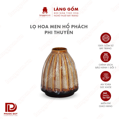 Lọ hoa Men hỏa biến phi thuyền