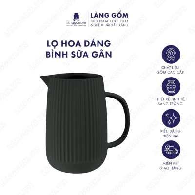 Lọ hoa Men mát dáng bình sữa