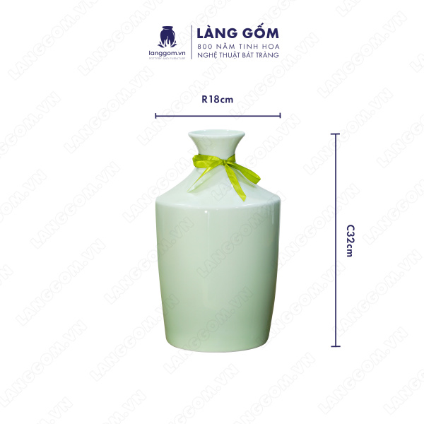 Lọ hoa Men ngọc chây