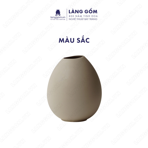 Lọ hoa Men mát miệng chụm