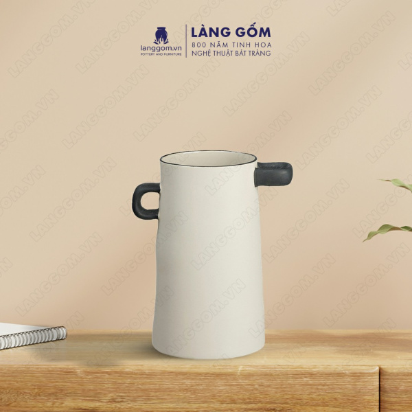 Lọ hoa Men mát có tai