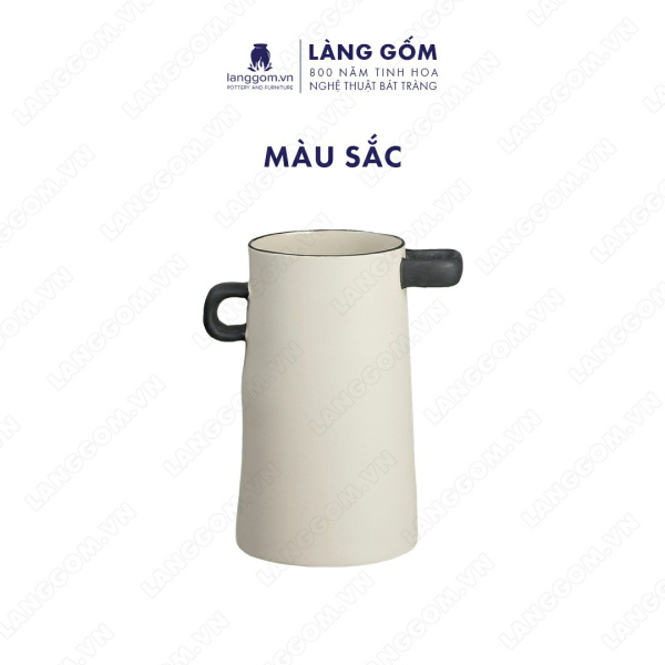 Lọ hoa Men mát có tai