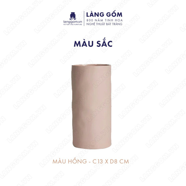 Lọ hoa Men mát giả nặn