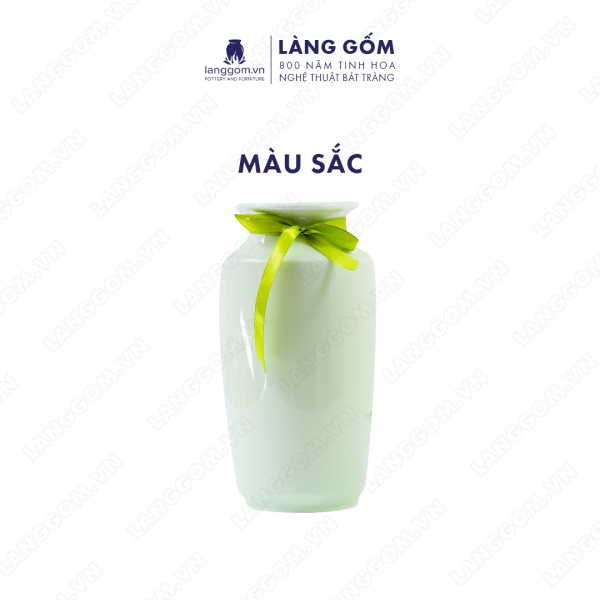 Lọ hoa Men ngọc phích cổ loe
