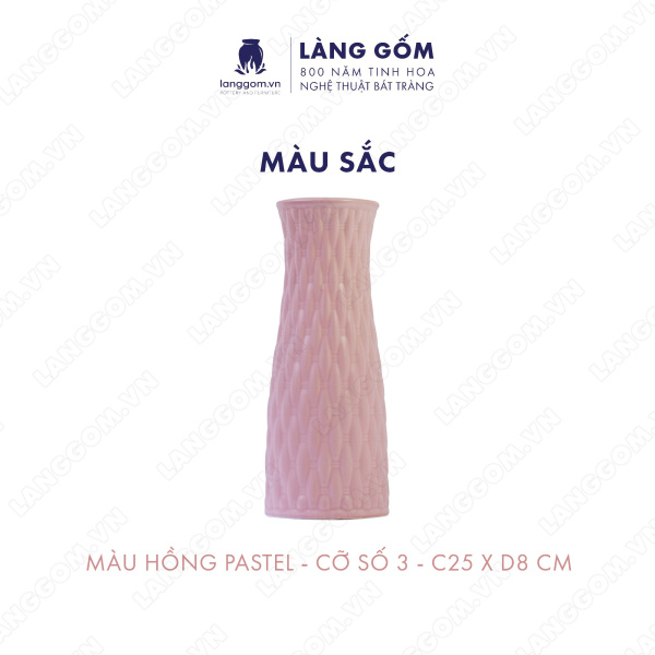 Lọ hoa Men mát giỏ đan