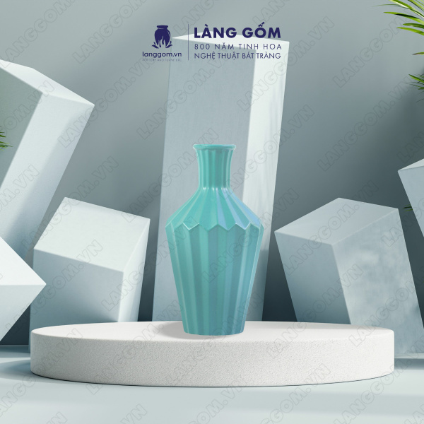 Lọ hoa Men mát kim cương