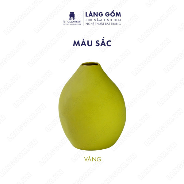 Lọ hoa Men mát kiểu túm miệng