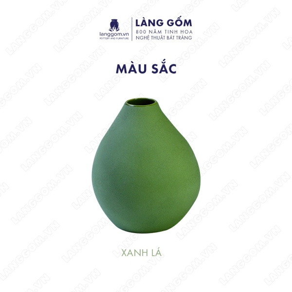 Lọ hoa Men mát kiểu túm miệng