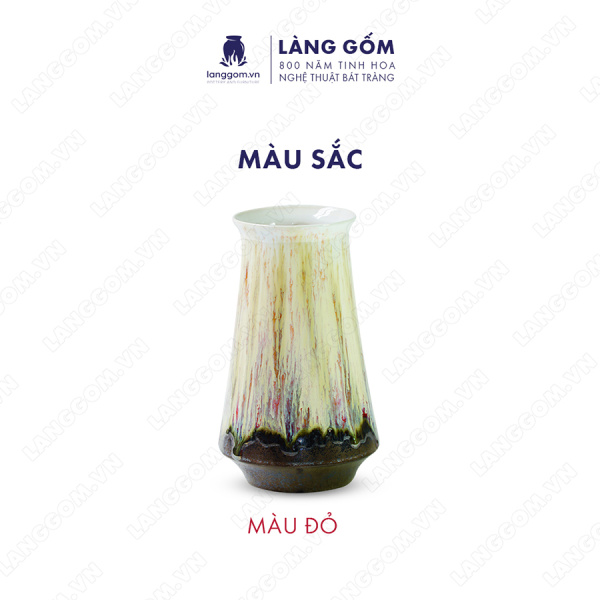 Lọ hoa Men chảy dáng chuông