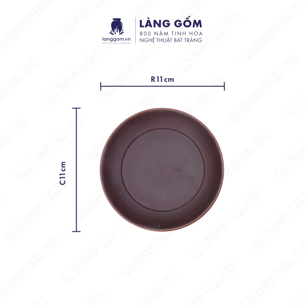 Bộ ấm chén Men mộc kiểu gốc cây màu nâu