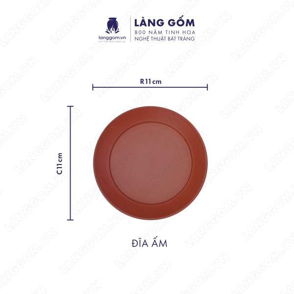 Bộ ấm chén khắc trúc nhỏ men mộc kèm khay tròn và đĩa tách