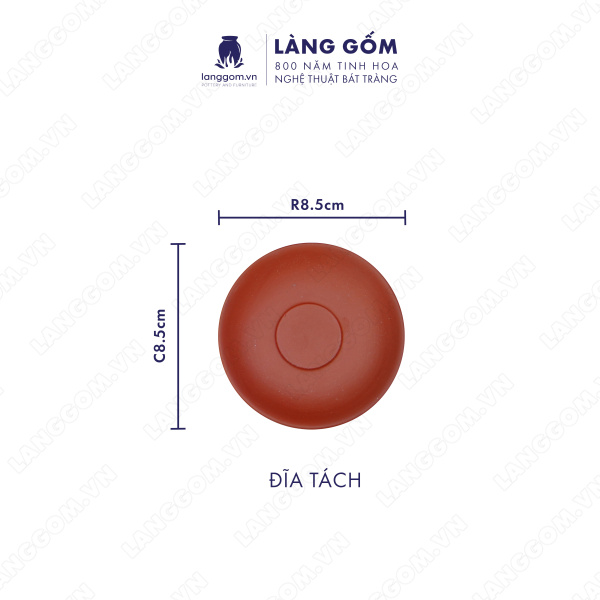 Bộ ấm chén khắc trúc nhỏ men mộc kèm khay tròn và đĩa tách