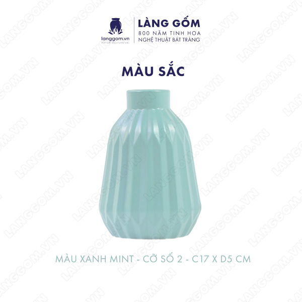 Lọ hoa Men mát đèn lồng