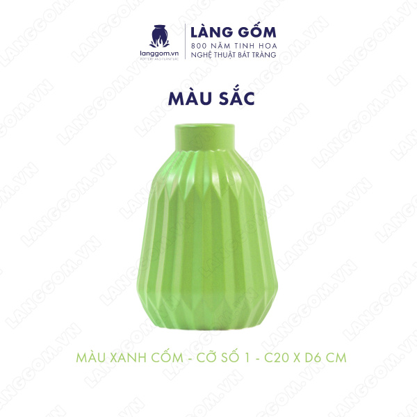Lọ hoa Men mát đèn lồng