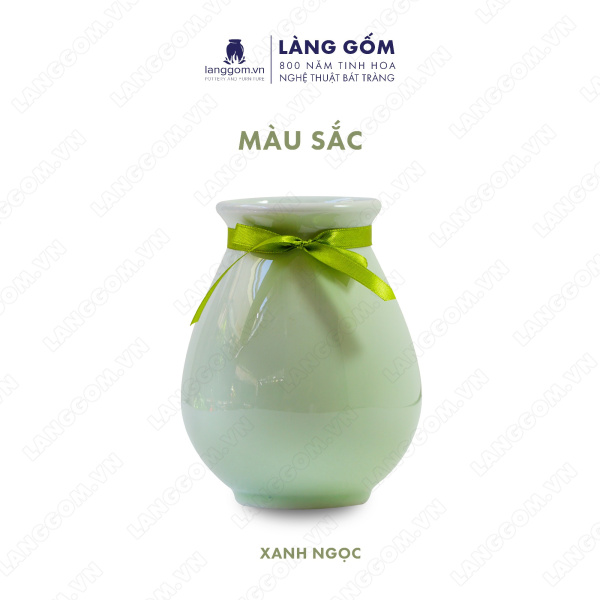 Lọ hoa Men ngọc lọ bầu